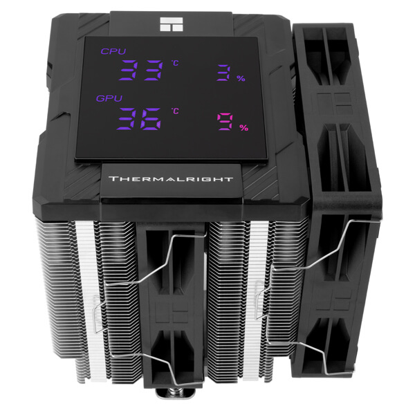 Cooler Thermalright TR-PA-120-DIG-B-ARGB, 120mm, 1500RPM, Black