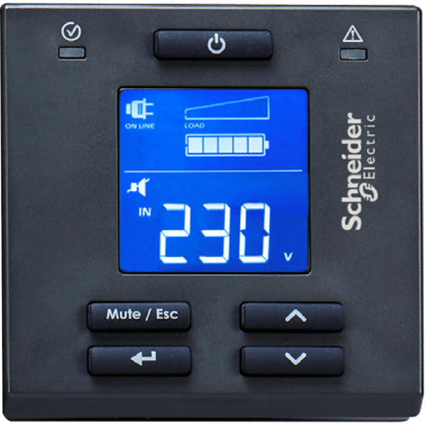 უწყვეტი კვების წყარო APC SRV2KI-E, On-Line, 2000VA/1800W, 4xIEC C13, LCD, UPS, Black