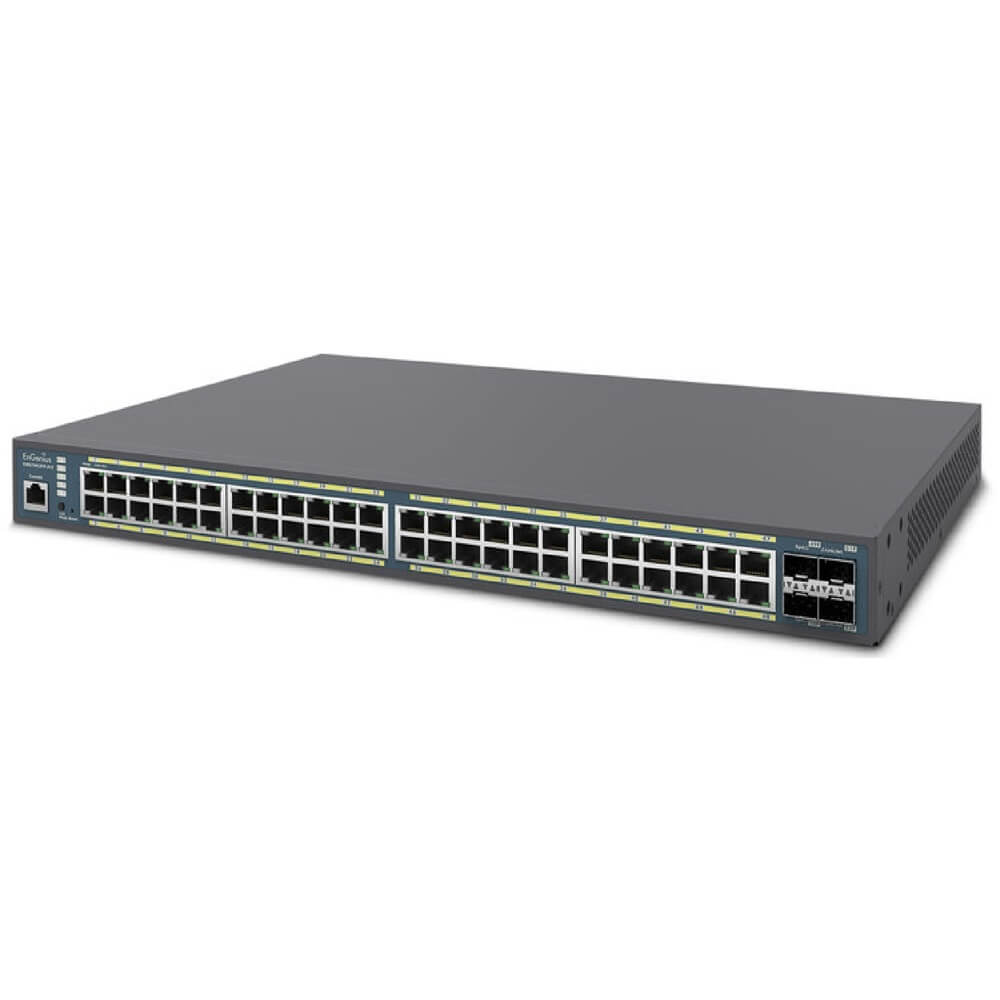 სვიჩი EnGenius EWS7952FP, 48-port Gigabit, Switch, Black