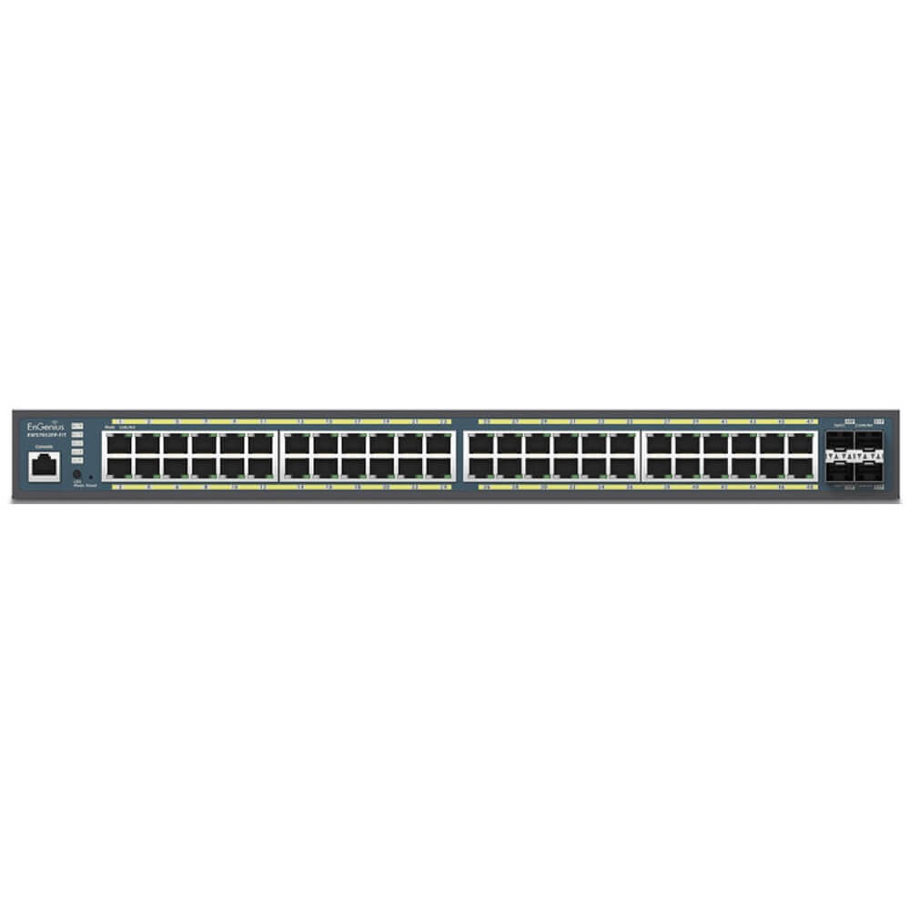 სვიჩი EnGenius EWS7952FP, 48-port Gigabit, Switch, Black