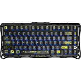 Gaming Mechanical Keyboard GravaStar GSK1LITE_XTAL_BLK Mercury K1 Lite, Wireless, Bluetooth, USB, Type-C, Black