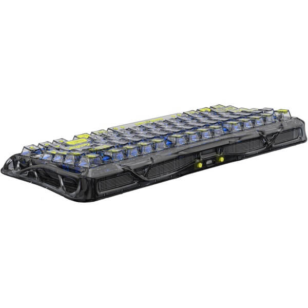 Gaming Mechanical Keyboard GravaStar GSK1LITE_XTAL_BLK Mercury K1 Lite, Wireless, Bluetooth, USB, Type-C, Black