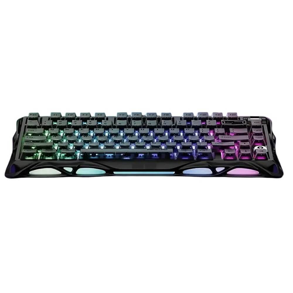 Gaming Mechanical Keyboard GravaStar GSV75_XTAL_BLK Mercury V75, Magnetic Jade Pro, Wired, USB, Black