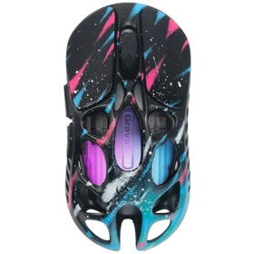 Gaming Mouse GravaStar GSXPRO_CG_BLK Mercury X Pro, Wireless, Bluetooth, USB, Type-C, Neon Graffiti