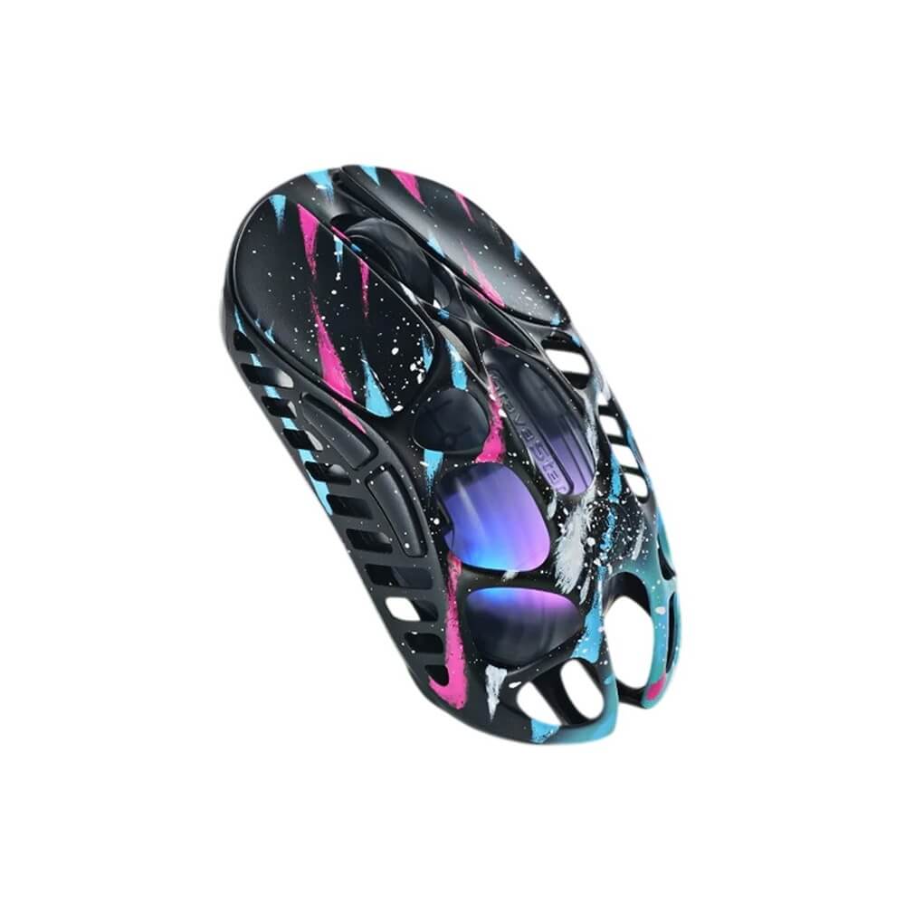 მაუსი GravaStar GSXPRO_CG_BLK Mercury X Pro, Wireless, Bluetooth, USB, Type-C, Gaming Mouse, Neon Graffiti