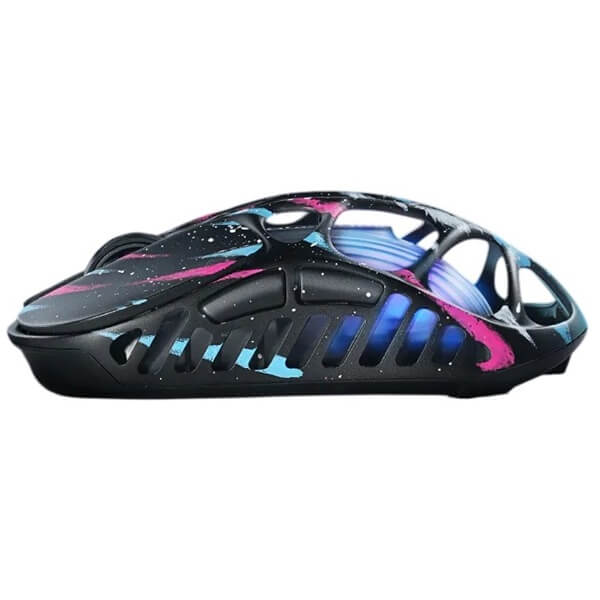 Gaming Mouse GravaStar GSXPRO_CG_BLK Mercury X Pro, Wireless, Bluetooth, USB, Type-C, Neon Graffiti