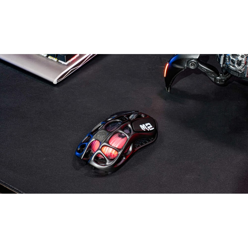 Gaming Mouse GravaStar GRAVASTARM2_BLK Mercury M2, Wireless, Bluetooth, Type-c, USB, Black