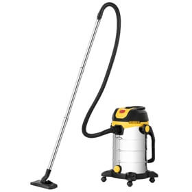 სამშენებლო მტვერსასრუტი 2E 2E-VC3012SSD PowerClean 30S, 1200W, 30L, Construction Vacuum Cleaner, Silver/Yellow