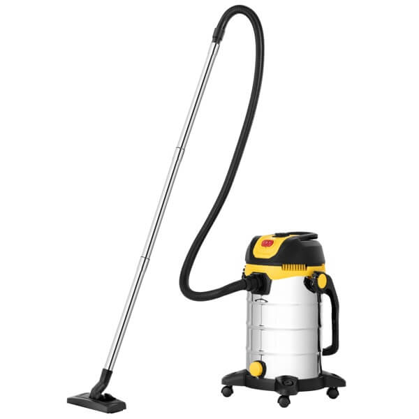 სამშენებლო მტვერსასრუტი 2E 2E-VC3012SSD PowerClean 30S, 1200W, 30L, Construction Vacuum Cleaner, Silver/Yellow