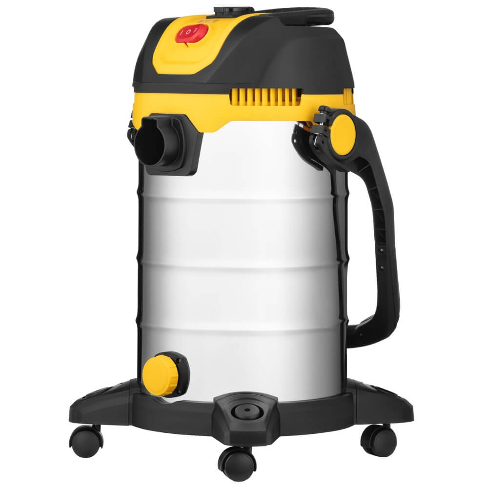 სამშენებლო მტვერსასრუტი 2E 2E-VC3012SSD PowerClean 30S, 1200W, 30L, Construction Vacuum Cleaner, Silver/Yellow