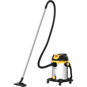 Construction Vacuum Cleaner 2E 2E-VC2012SSD PowerClean 20S, 1200W, 20L, Silver/Yellow