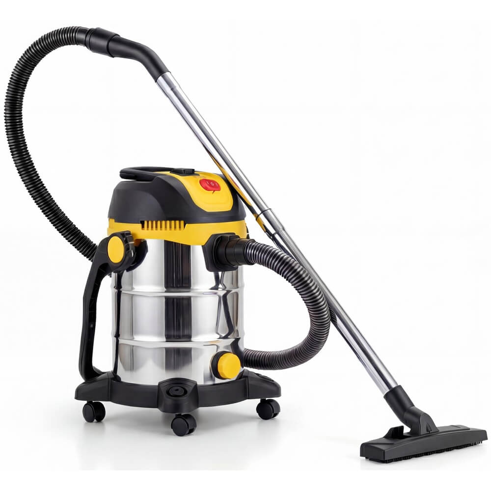 Construction Vacuum Cleaner 2E 2E-VC2012SSD PowerClean 20S, 1200W, 20L, Silver/Yellow
