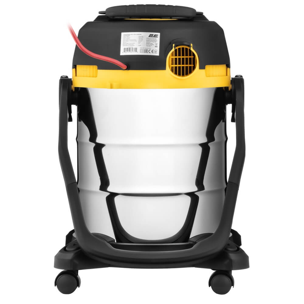 სამშენებლო მტვერსასრუტი 2E 2E-VC2012SSD PowerClean 20S, 1200W, 20L, Construction Vacuum Cleaner, Silver/Yellow
