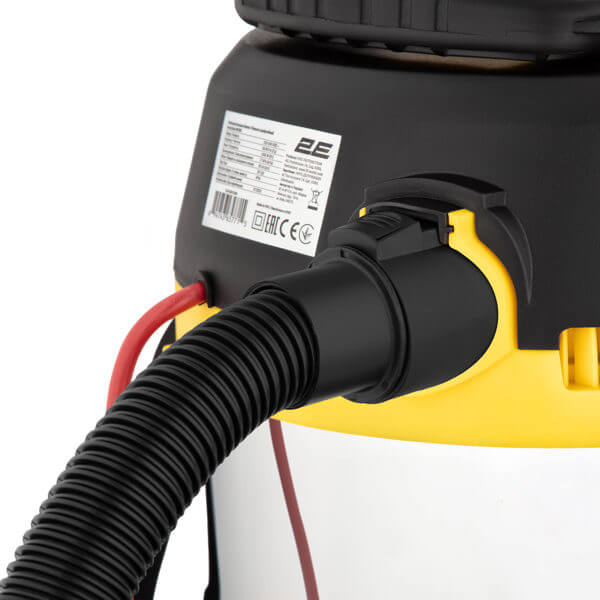 Construction Vacuum Cleaner 2E 2E-VC2012SSD PowerClean 20S, 1200W, 20L, Silver/Yellow