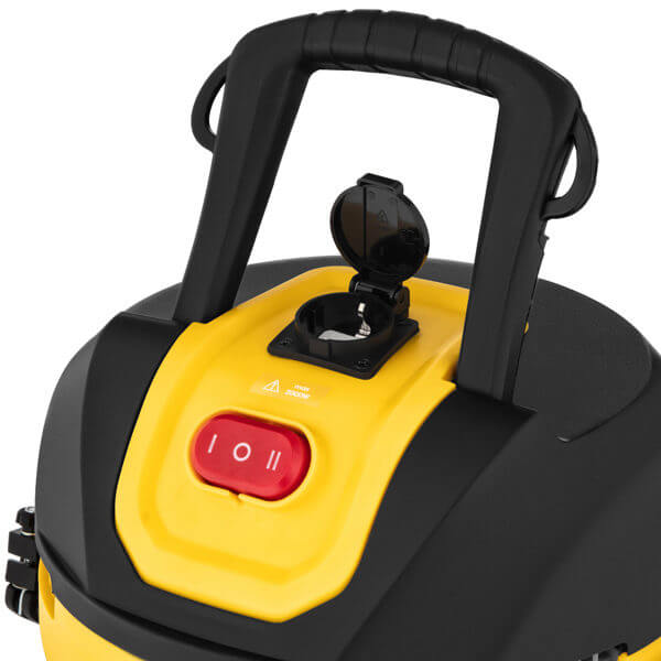 Construction Vacuum Cleaner 2E 2E-VC2012SSD PowerClean 20S, 1200W, 20L, Silver/Yellow