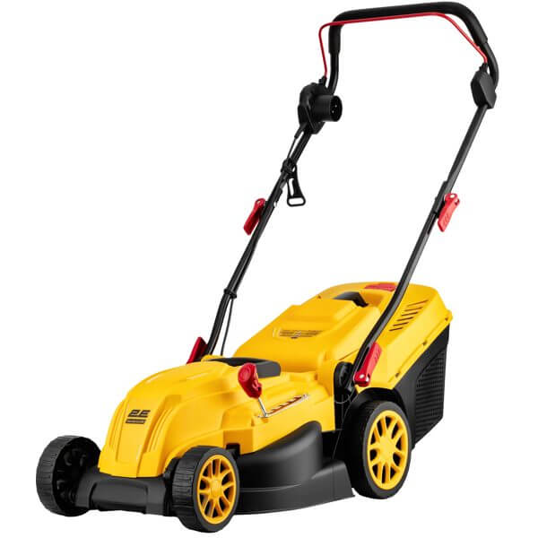 გაზონის საკრეჭი 2E 2E-ELM38M GardenCut 38, 1600W, Electric Lawn Mower, Black/Yellow