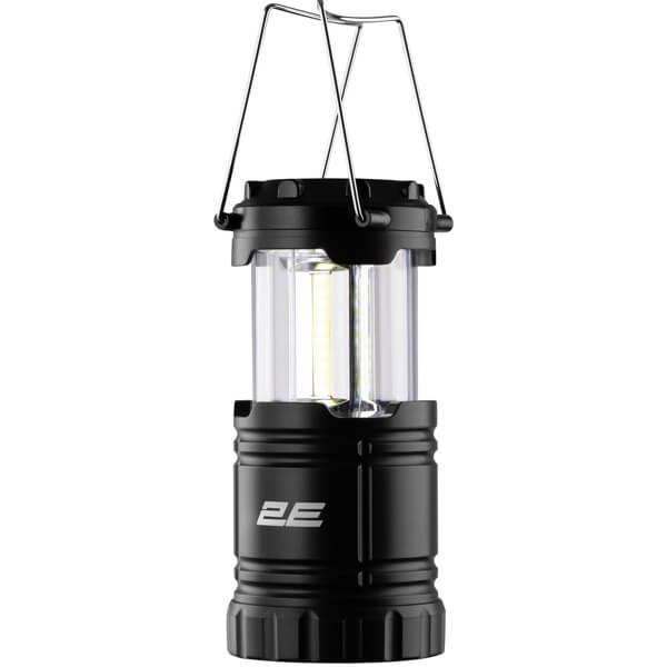 Camping Lantern On Batteries 2E 2E-PLBL3AAF PLBL3AAF, 3W, Balck