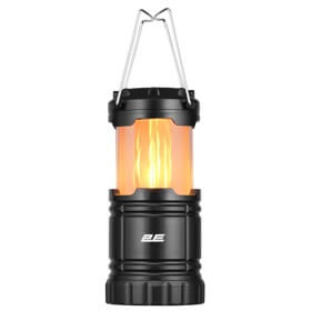 ფარანი 2E 2E-PLBL3AA, 3W, Camping Lantern On Batteries, Balck