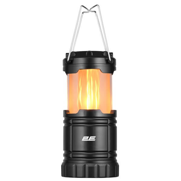 Camping Lantern On Batteries 2E 2E-PLBL3AA, 3W, Balck