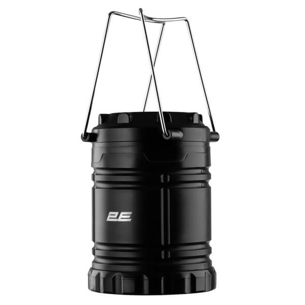Camping Lantern On Batteries 2E 2E-PLBL3AA, 3W, Balck