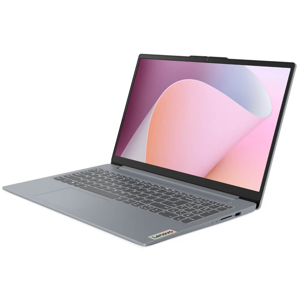 Notebook Lenovo 82XQ015BRK IdeaPad Slim 3 15AMN8, 15.6", Ryzen 3-30, 8GB, 512GB SSD, Integrated, Arctic Grey