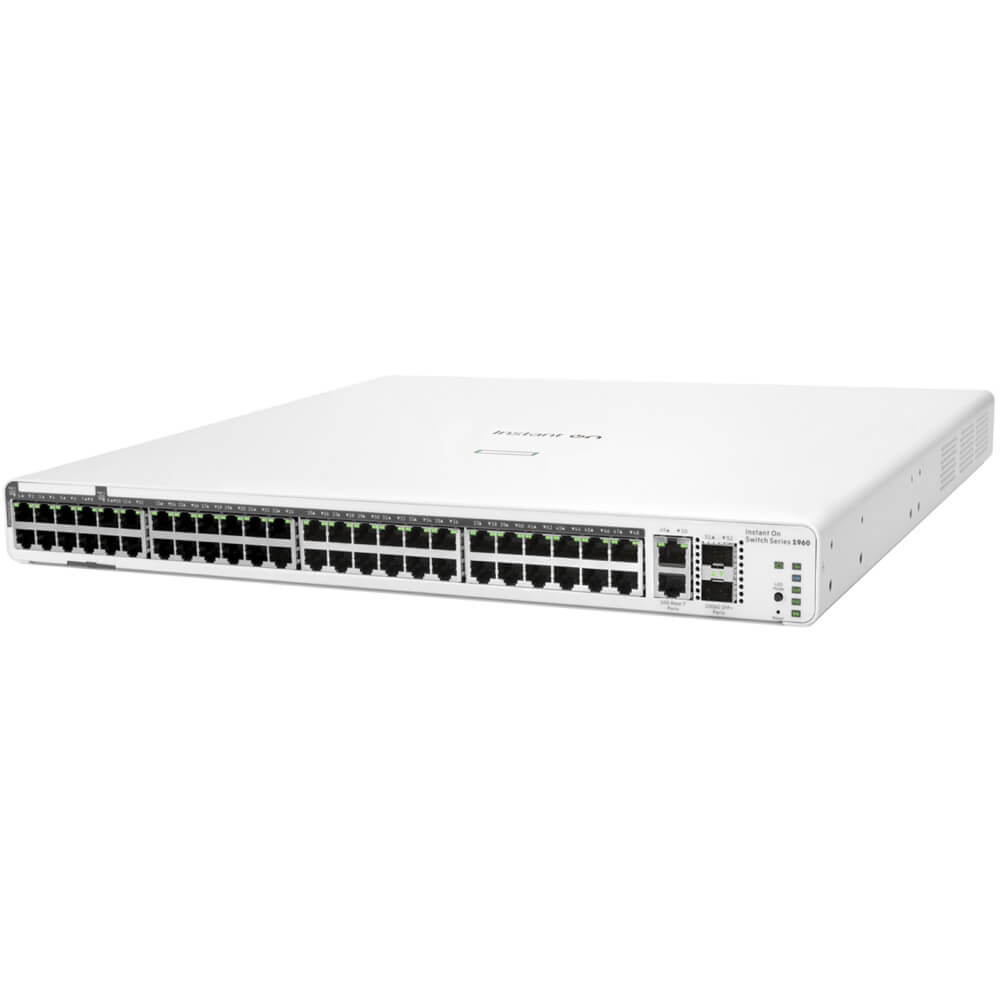 Switch HPE JL808A, 48-Port Gigabit, White