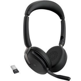 ყურსასმენი Jabra 26699-999-999 Evolve2 65 Flex, Headset, Wireless, Bluetooth, USB, Black