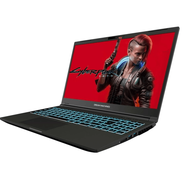 Notebook Dream Machines RG3050-15UA76 15.6", i7-13620H, 16GB, 1TB SSD, RTX3050 4GB, Black
