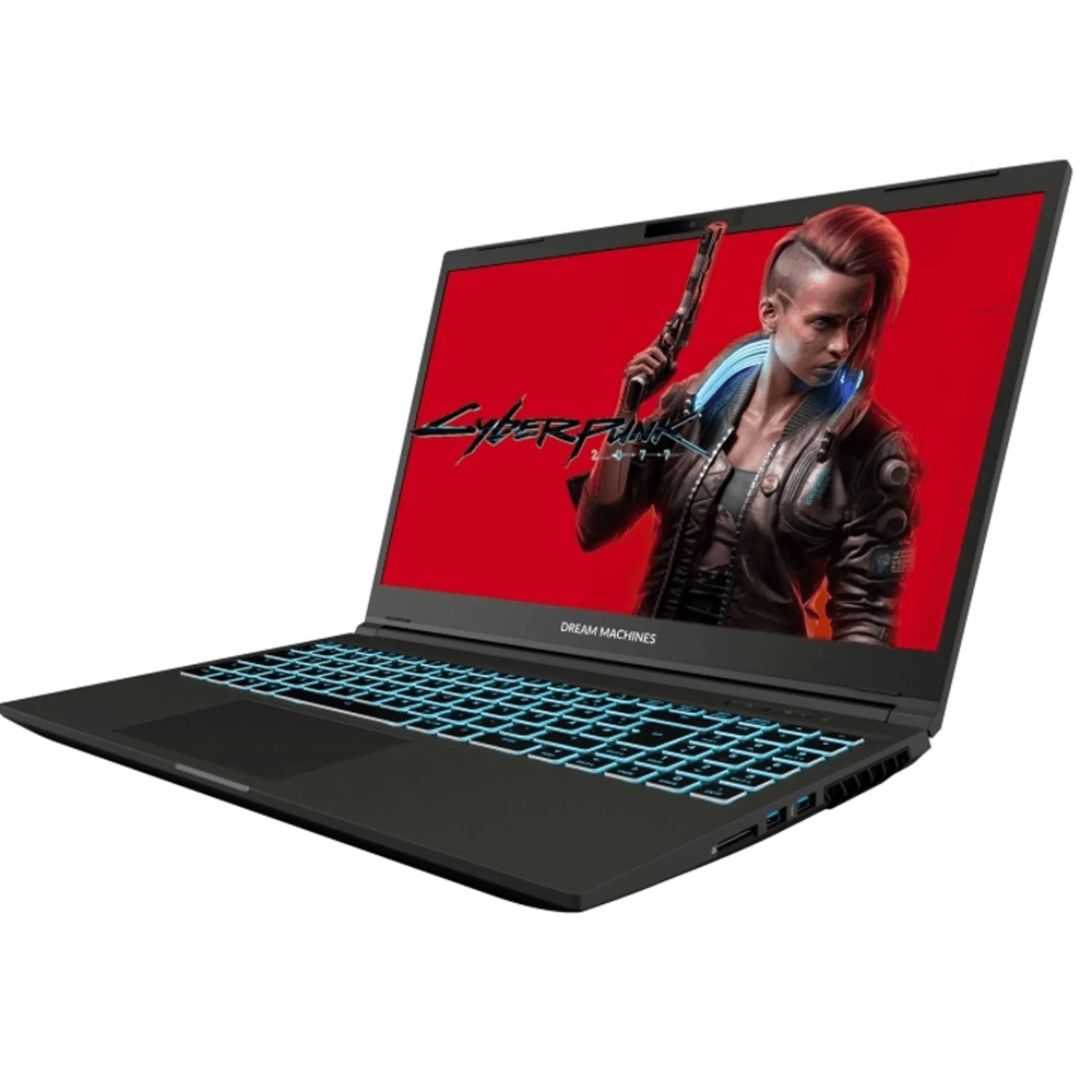 Notebook Dream Machines RG3050-15UA76 15.6", i7-13620H, 16GB, 1TB SSD, RTX3050 4GB, Black