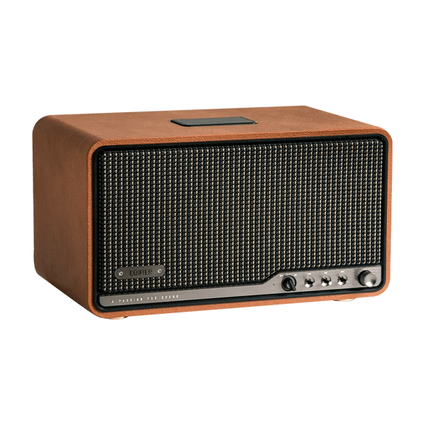 დინამიკი Edifier S300 80W, Bluetooth, WiFi (Apple AirPlay), Type-C, AUX, Hi-Fi Tabletop Speaker, Hi-Res Audio LDAC Brown
