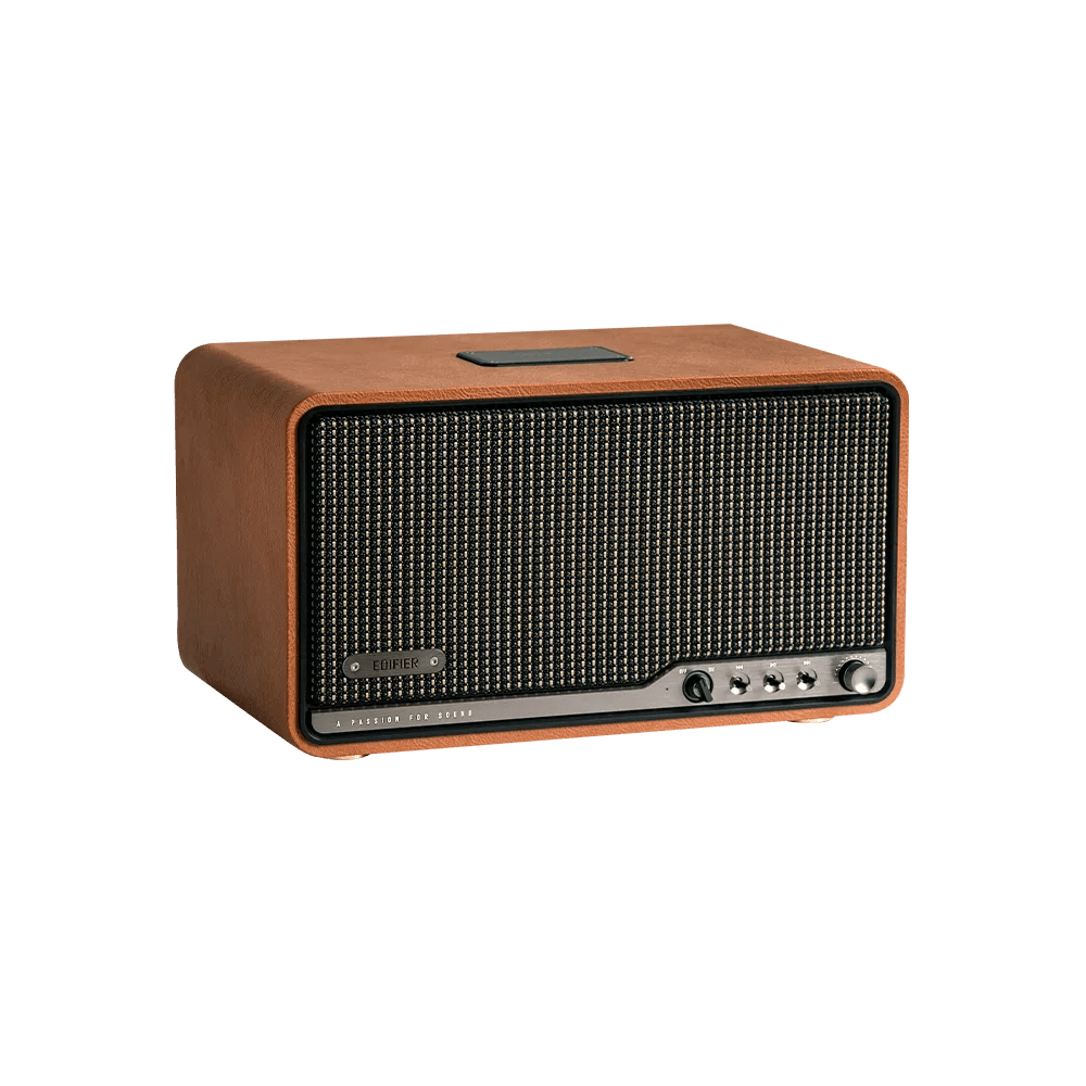 დინამიკი Edifier S300 80W, Bluetooth, WiFi (Apple AirPlay), Type-C, AUX, Hi-Fi Tabletop Speaker, Hi-Res Audio LDAC Brown