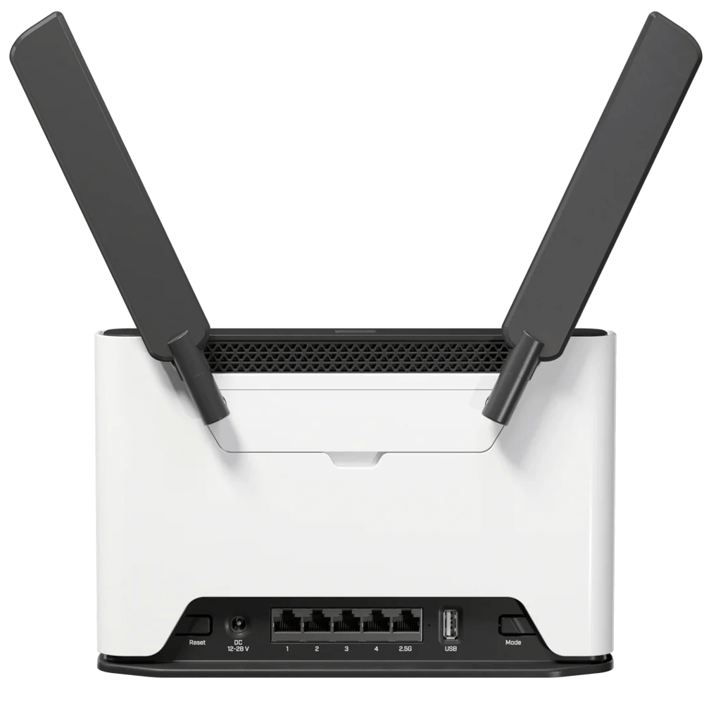 როუტერი Mikrotik S53UG+5HaxD2HaxD-TC&RG650E-EU Chateau 5G R17 ax, 1201Mbps, Router, White