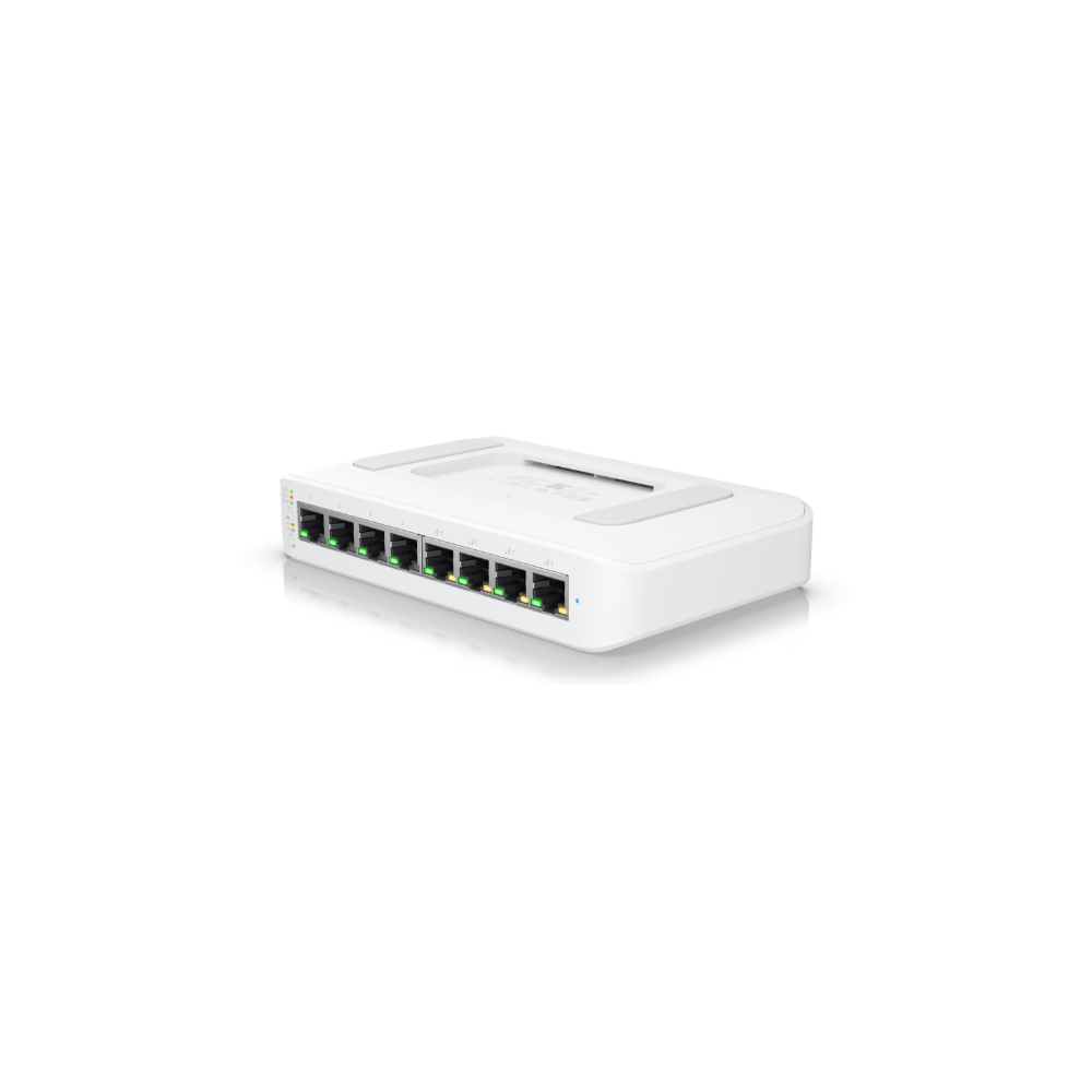სვიჩი Ubiquiti USW-Lite-8-POE UniFi Switch Lite 8 PoE [UB2USWLITE8POEEU], 8-Port Gigabit, PoE+ Switch, White
