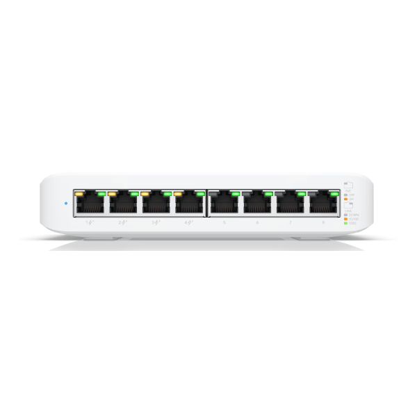 PoE+ Switch Ubiquiti USW-Lite-8-POE UniFi Switch Lite 8 PoE [UB2USWLITE8POEEU], 8-Port Gigabit, White