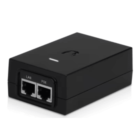 POE გარდამქმნელი Ubiquiti POE-24-24W-G, Gigabit Power Adapter, Black