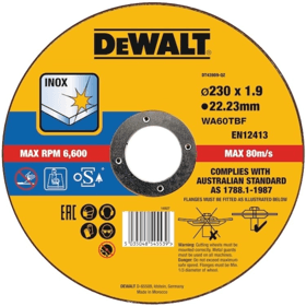 DeWalt DT43909-QZ 230x22.23x1.9 მმ