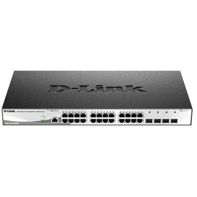 სვიჩი D-Link DGS-1210-28X/ME Managed L2 Metro, 28-Port Gigabit, Switch, Black