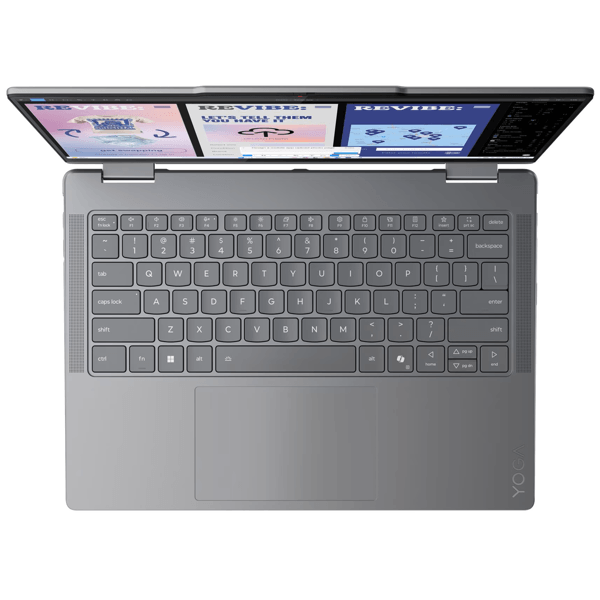 Notebook Lenovo 83JQ008URK Yoga 7, 14'', Ultra 7-256V, 16GB, 512GB SSD, Integrated, Silver
