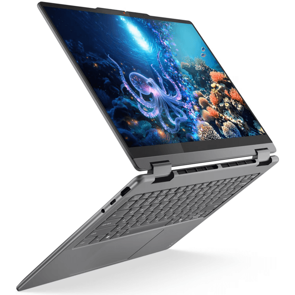 Notebook Lenovo 83JQ008URK Yoga 7, 14'', Ultra 7-256V, 16GB, 512GB SSD, Integrated, Silver
