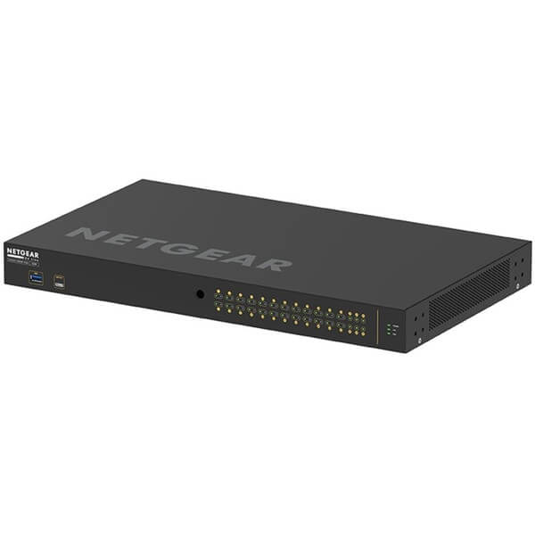 სვიჩი Netgear GSM4230P-100EUS, 24-Port Gigabit, POE+Switch, Black
