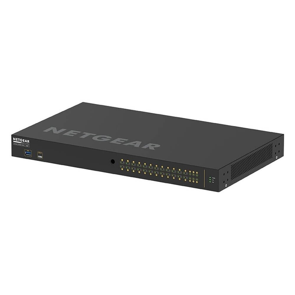 სვიჩი Netgear GSM4230P-100EUS, 24-Port Gigabit, POE+Switch, Black