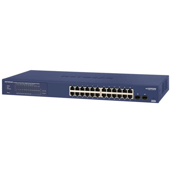 სვიჩი Netgear GS724TP-300EUS, 24-Port Gigabit, POE+Switch, Blue