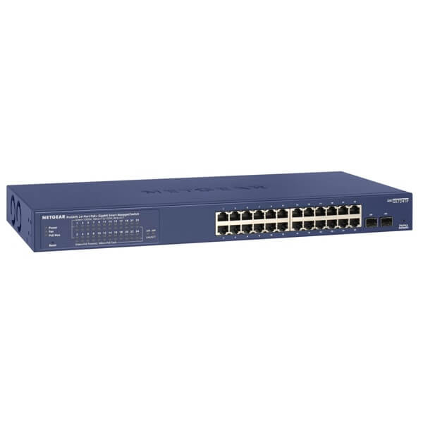 სვიჩი Netgear GS724TP-300EUS, 24-Port Gigabit, POE+Switch, Blue