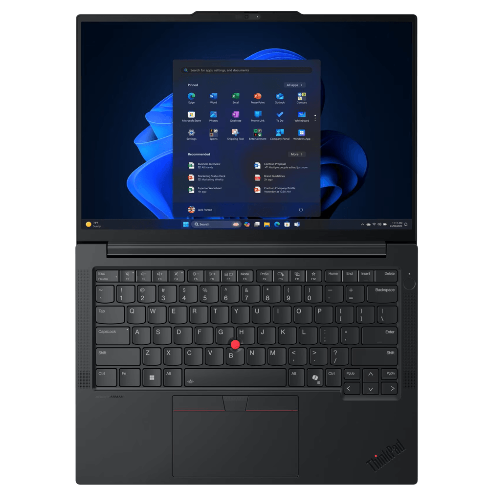 Notebook Lenovo 21U20034GX ThinkPad E14 Gen 7, 14", Ultra 7-258V, 32GB, 1TB SSD, Integrated, Black