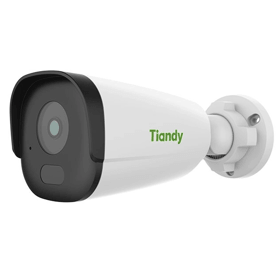 Starlight WDR IR Bullet Camera Tiandy TC-C34GS Spec:I5/E/Y/C/SD/2.8mm/V4.2 Super Lite Lite Star, 4MP, White