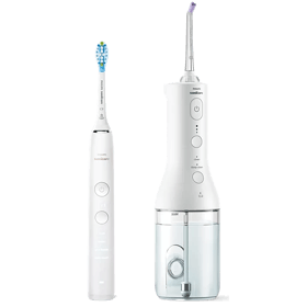 Cordless Power Flosser Philips HX3886/41 Sonicare DiamondClean 9000, White