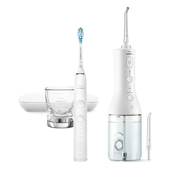 Cordless Power Flosser Philips HX3886/41 Sonicare DiamondClean 9000, White