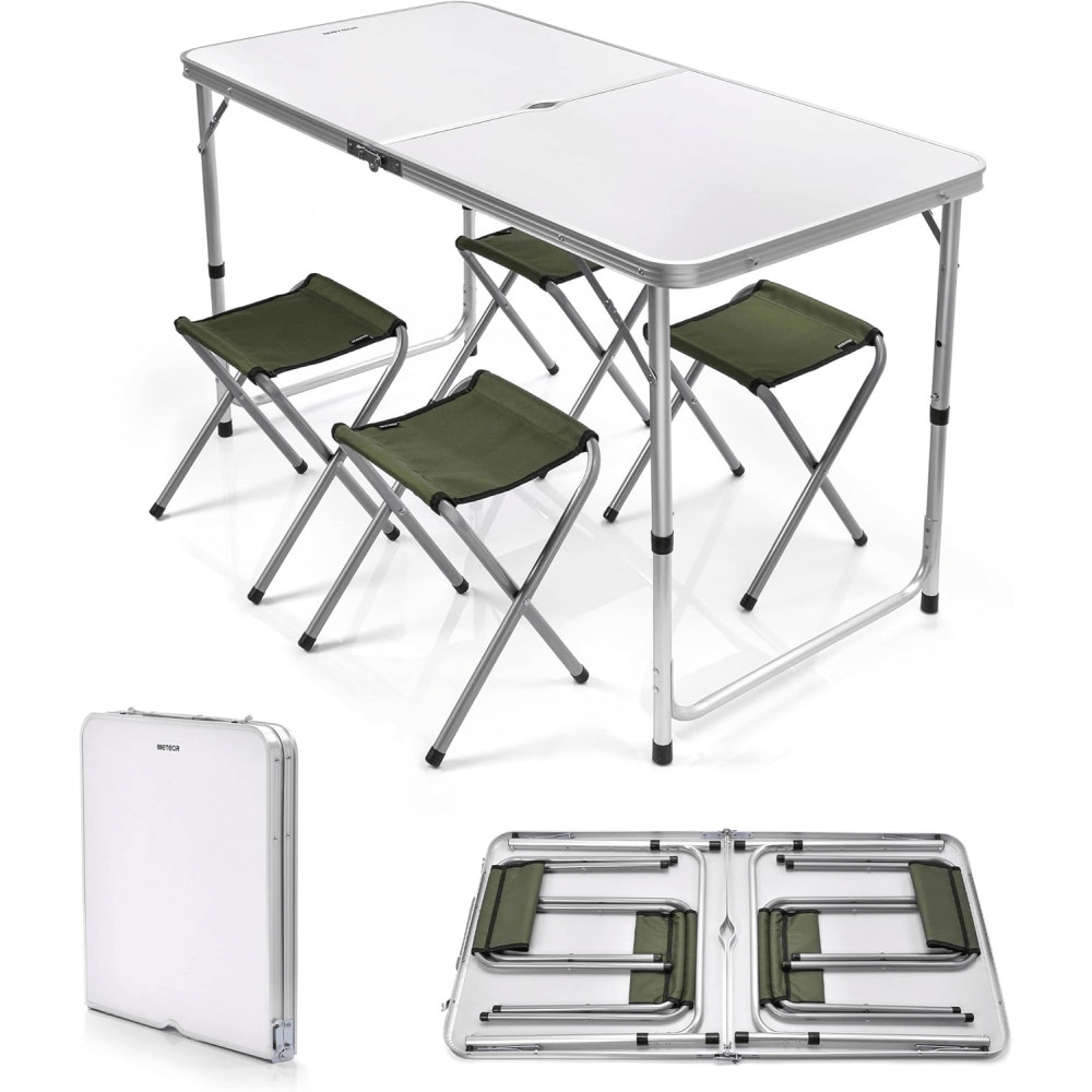 Garden Furniture Set OEM 17051530, 5Pcs, Green