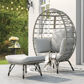 ბაღის ავეჯის კომპლექტი OEM 17051822, 2Pcs, Furniture Set, Grey