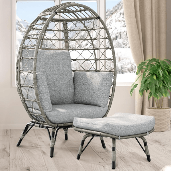 ბაღის ავეჯის კომპლექტი OEM 17051822, 2Pcs, Furniture Set, Grey